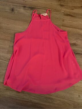 Wishful Park Bright Pink Halter Cami Top